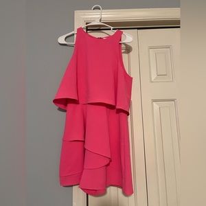 Beautiful Do+Be HOT Pink romper. Great for rush or dinner out!